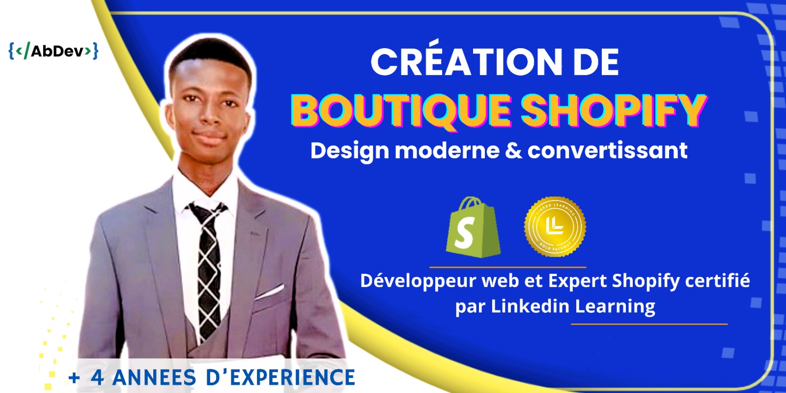 Je vais créer votre boutique Shopify